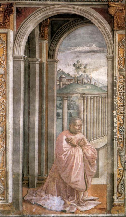 Domenico Ghirlandaio : Portrait of the Donor Giovanni Tornabuoni
